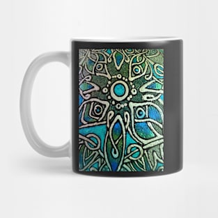 Social Distancing in Blue Mug